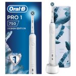   Oral-B PRO 1 750 fehér Cross Action fejjel + excluzív útitok