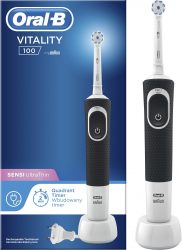 Oral-B D100 Vitality Fekete Sensi fejjel Elektromos fogkefe