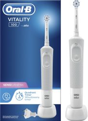 Oral-B D100 Vitality Fehér Sensi fejjel Elektromos fogkefe