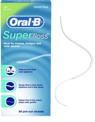 Oral-B Superfloss fogselyem 50 szál