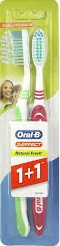 Oral-B Natural Fresh 40 Medium 1+1 fogkefe